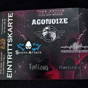 Eintrittskarte CLUB FROM HELL Erfurt - 17.01.26 mit AGONOIZE...